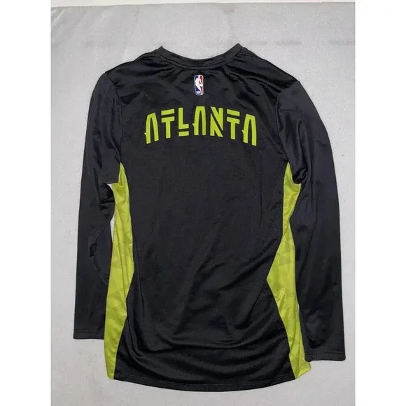 Nike NBA Atlanta‎ Hawks Authentic Team Issue Warmup Long Sleeve Shirt 896412-014